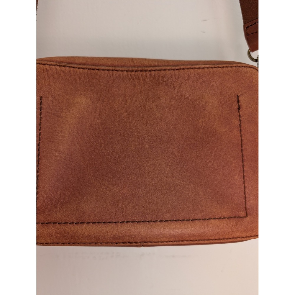 Madewell The Transport Camera Bag Crossbody Leather Cognac Camel Travel Boho - Picture 15 of 16